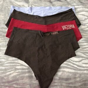Women's Panties - Black, Red, Blue seamless, Victoria’s Secret, and Lululemon